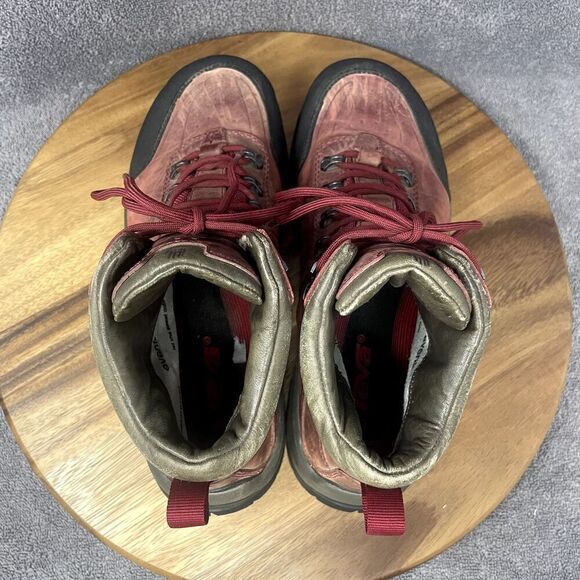 TEVA Riva Peak Mid eVent Hiking Waterproof Boots Red Leather Waterproof Womens 9 - Picture 7 of 10